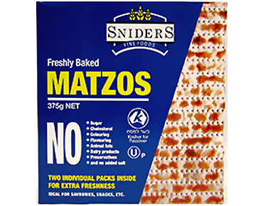 Sniders, Freshly Baked Matzos, 375g.jpg