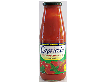 Capriccio, Tomato Sauce with Basil, 700g.jpg