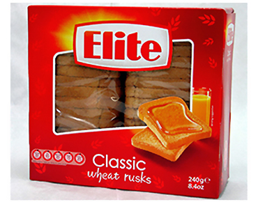 Elite, Classic Wheat Rusks, 240g