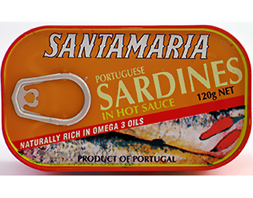 Santamaria, Portugese Sardines in Hot Sauce, 120g