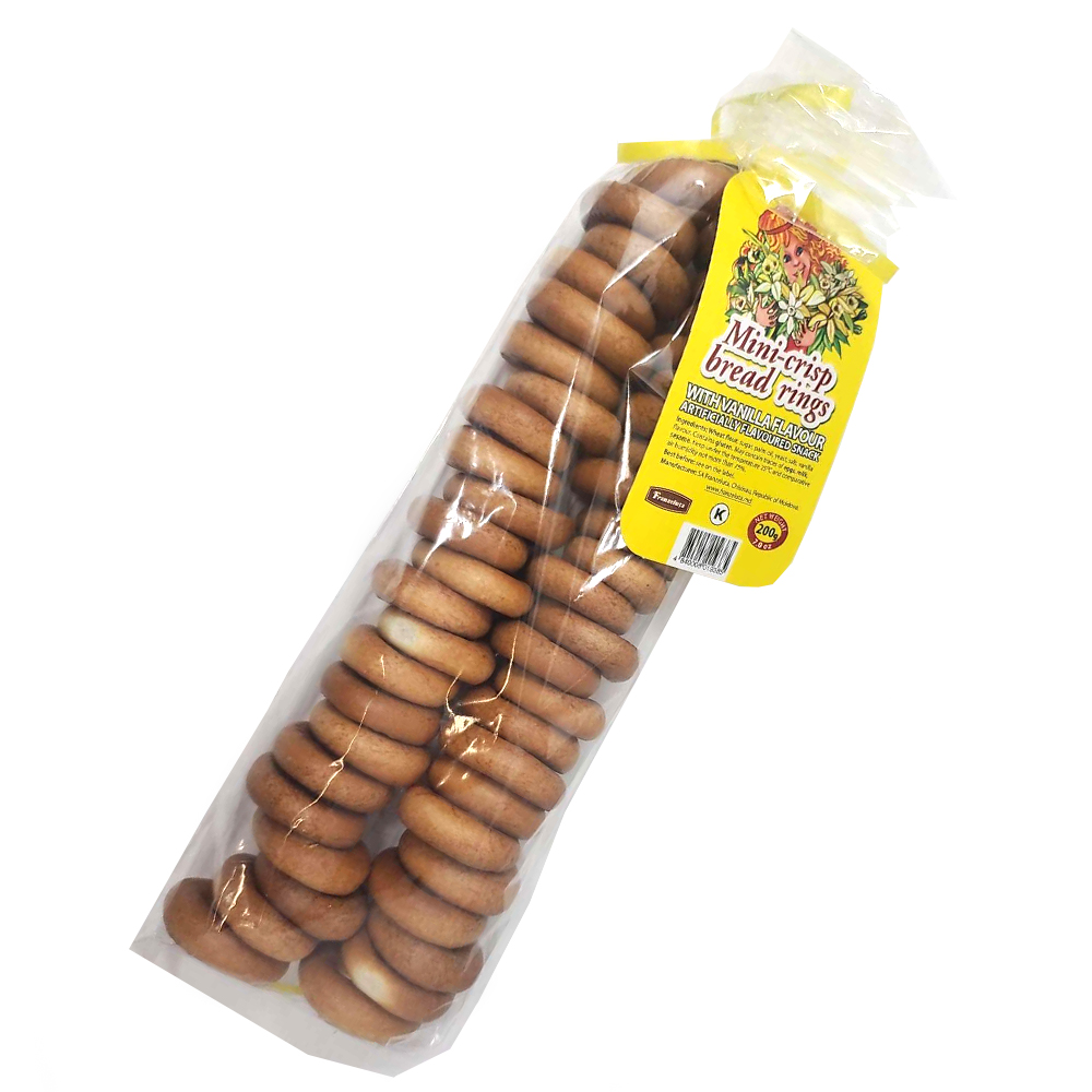 Mini Sushki Vanilla Dry Bagels, Franzeluta, 200g.jpg