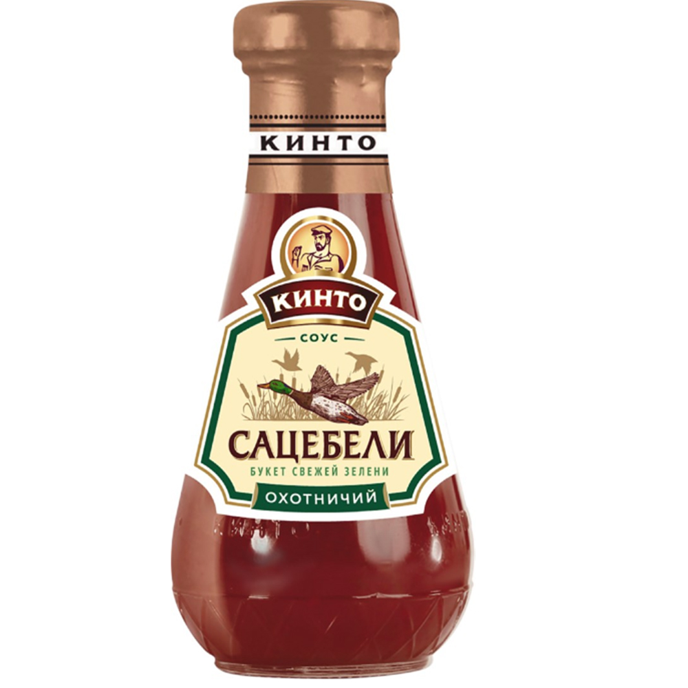 omato Sauce Satcebeli Hunter's Ohotnichiy, Kinto, 300g.jpg