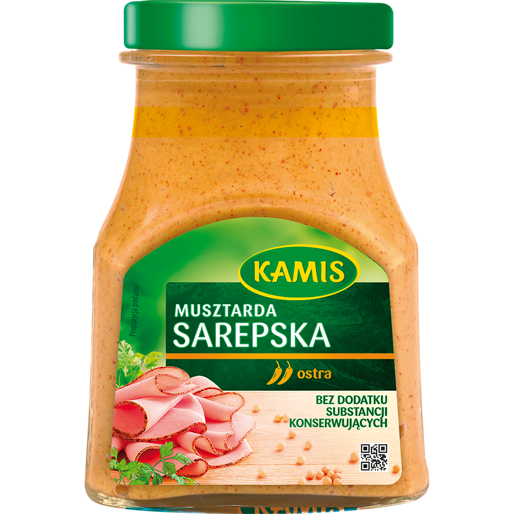 Kamis Sarepska Mustard, 185g.png